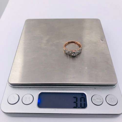 *9CT ROSE GOLD INFINITY CUBIC RING* R1 BIDS!