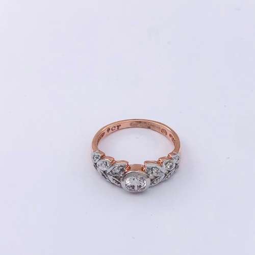 *9CT ROSE GOLD INFINITY CUBIC RING* R1 BIDS!