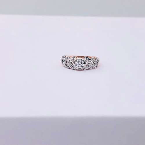 *9CT ROSE GOLD INFINITY CUBIC RING* R1 BIDS!