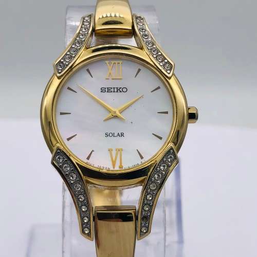 *SEIKO SOLAR LADIES GOLD WATCH* R1 BIDS