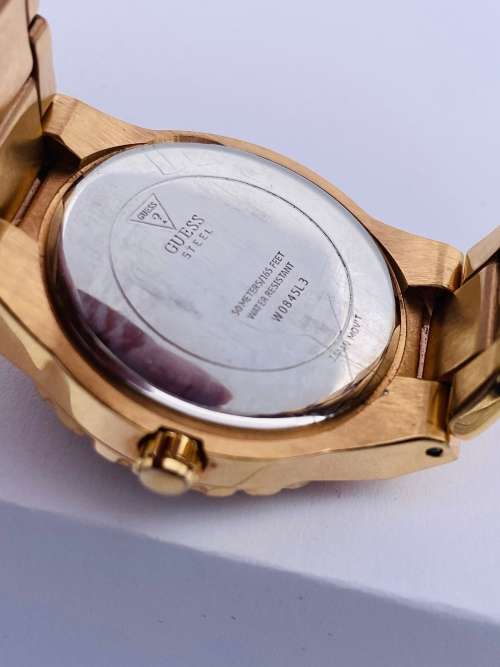 *GUESS LADIES ROSE GOLD  CHRONOGRAPH* R1 BIDS!