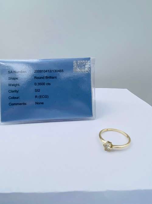 *EGL DIAMOND ENGAGEMENT RING* 0.35CT!