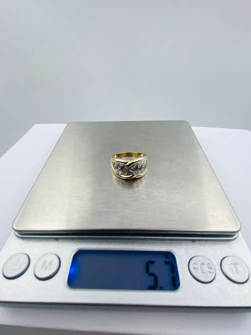 *CHUNKY DIAMOND CLUSTER DIGIT RING* R1 BIDS!