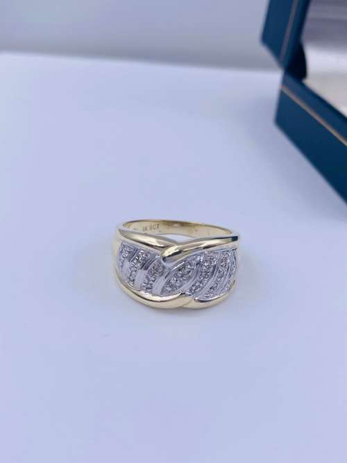 *CHUNKY DIAMOND CLUSTER DIGIT RING* R1 BIDS!