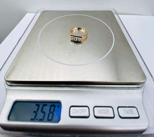 *0.20CT ROSE GOLD VS DIAMOND TRINITY RING* R1 BIDS!