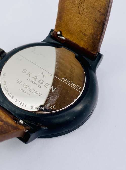 *SKAGEN ANCHER MENS DANISH DRESS WATCH* R1 BIDS!