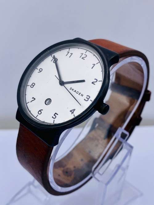 *SKAGEN ANCHER MENS DANISH DRESS WATCH* R1 BIDS!