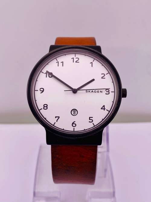 *SKAGEN ANCHER MENS DANISH DRESS WATCH* R1 BIDS!
