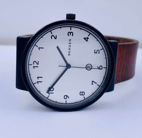 *SKAGEN ANCHER MENS DANISH DRESS WATCH* R1 BIDS!