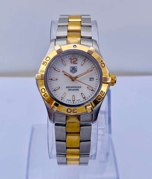 *TAG HEUER AQUARACER Mother Of Pearl LUXURY LADIES WATCH* R1 BIDS!