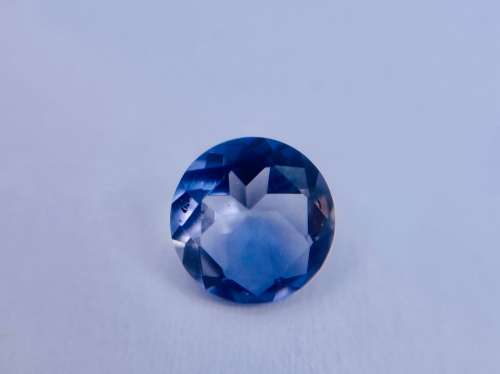 *1.05CT STUNNING ROUND CUT IOLITE* EXCELLENT CLARITY!!!