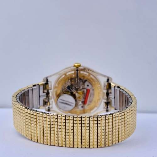 *SWATCH GOLD MENS DRESS WATCH* R1 BIDS!