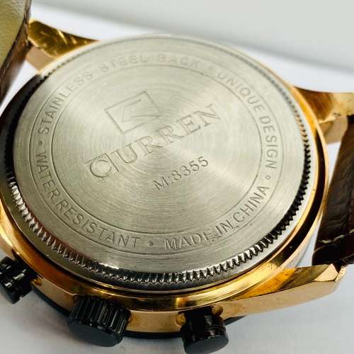 *CURREN ROSE GOLD MENS CHRONOGRAPH WATCH* R1 BIDS!!!