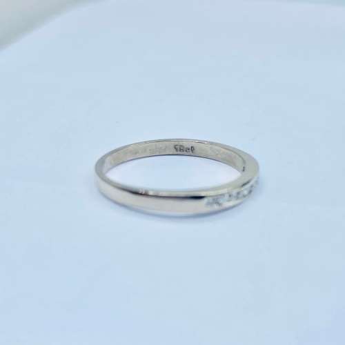 *BEAUTIFUL WHITE GOLD DIAMOND ETERNITY RING* R1 BIDS