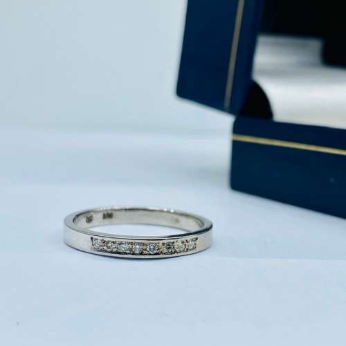 *0.16CT DIAMOND ETERNITY RING - WHITE GOLD* R1 BIDS