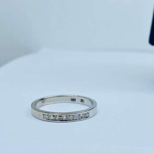 *0.16CT DIAMOND ETERNITY RING - WHITE GOLD* R1 BIDS