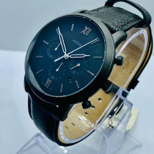 *FOSSIL NEUTRA BLACK CHRONOGRAPH MENS WATCH* R1 BIDS!!!