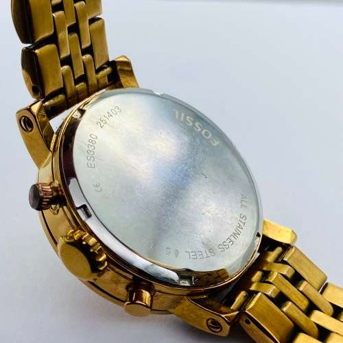 *FOSSIL ROSE GOLD LADIES CHRONOGRAPH WATCH* R1 BIDS!