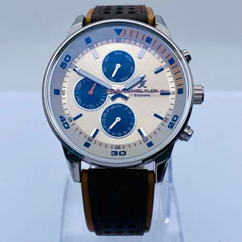 *DANIEL KLEIN CHRONOGRAPH MENS DRESS WATCH* R1 BIDS!!!