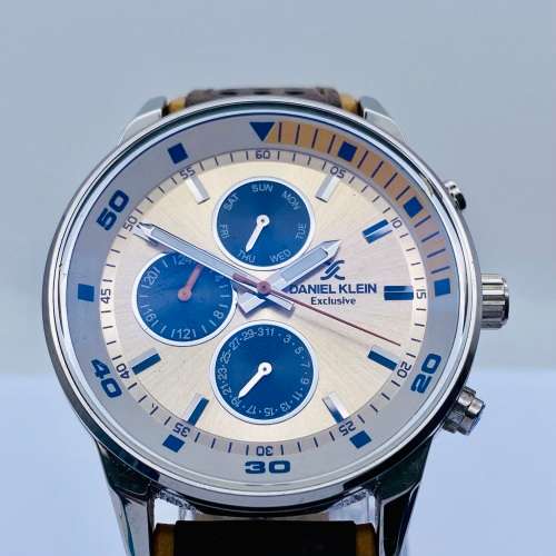 *DANIEL KLEIN CHRONOGRAPH MENS DRESS WATCH* R1 BIDS!!!