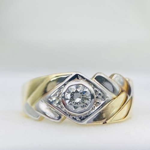 *0.40CT VS CLARITY CHUNKY DIAMOND CYCLOPS RING*