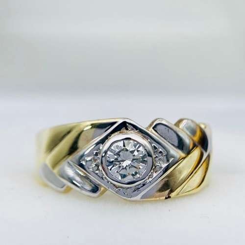 *0.40CT VS CLARITY CHUNKY DIAMOND CYCLOPS RING*