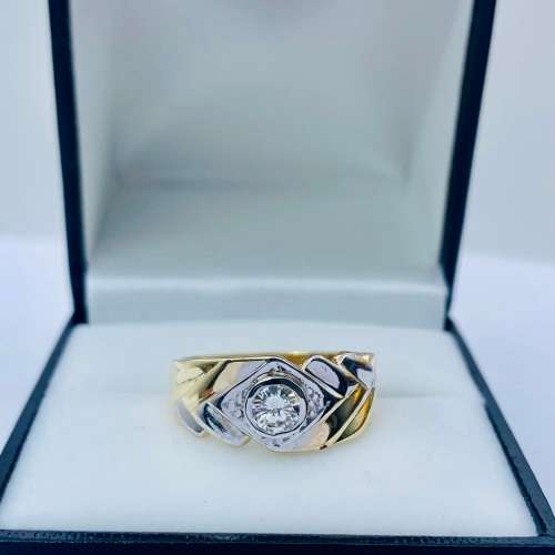 *0.40CT VS CLARITY CHUNKY DIAMOND CYCLOPS RING*