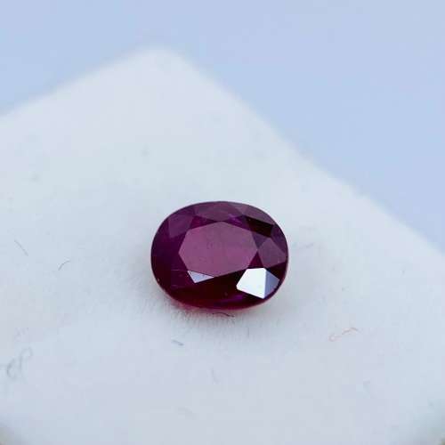 *0.90CT CUSHION CUT RUBY* R1 BIDS