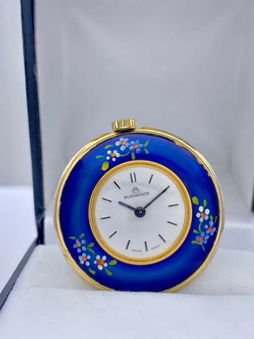*BUCHERER SWISS LADIES GOLD POCKETWATCH* R1 BIDS!!!