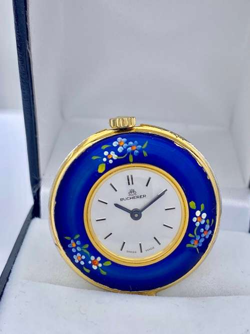 *BUCHERER SWISS LADIES GOLD POCKETWATCH* R1 BIDS!!!