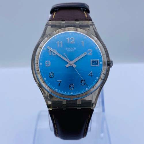*STUNNING COLLECTORS SWATCH DRESS WATCH* R1 BIDS!