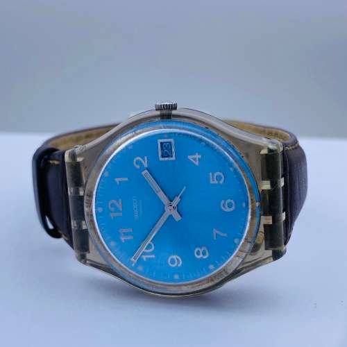 *STUNNING COLLECTORS SWATCH DRESS WATCH* R1 BIDS!