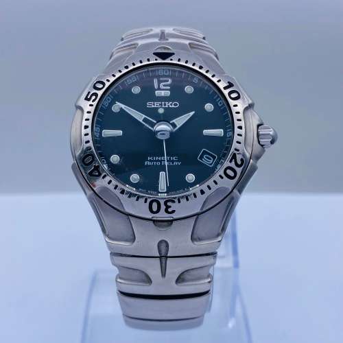 *BEAUTIFUL SEIKO KINETIC AUTO RELAY MENS WATCH* R1 BIDS!