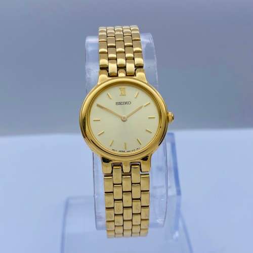 *SEIKO LUXURY LADIES GOLD DRESS WATCH*R1 BIDS!