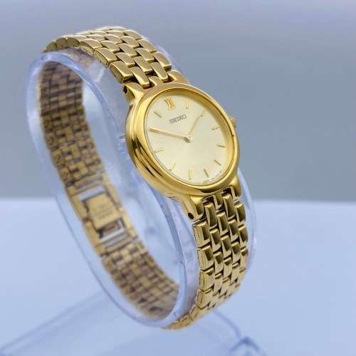 *SEIKO LUXURY LADIES GOLD DRESS WATCH*R1 BIDS!
