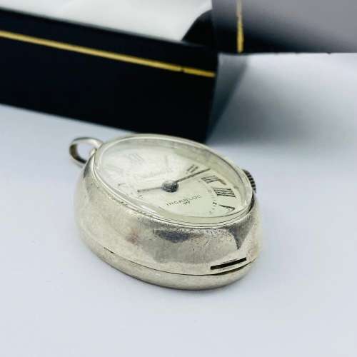 *CREATION B SOLID SILVER LADIES POCKETWATCH* R1 BIDS!!!