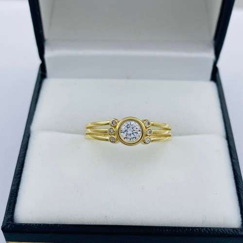 *STUNNING NWJ 0.40CT DIAMOND SPINDLE RING* R1 BIDS!