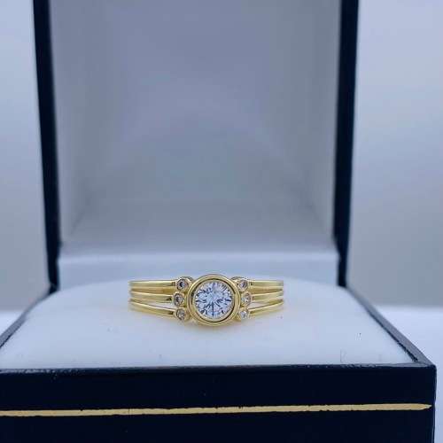 *STUNNING NWJ 0.40CT DIAMOND SPINDLE RING* R1 BIDS!