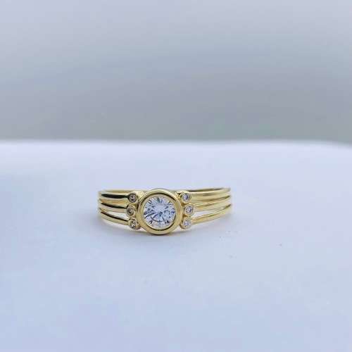 *STUNNING NWJ 0.40CT DIAMOND SPINDLE RING* R1 BIDS!
