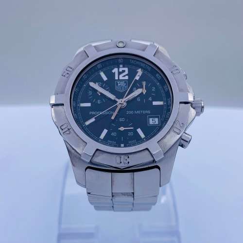 *TAG HEUER PROFESSIONAL AQUARACER GMT CHRONOGRAPH LUXURY WATCH* R1 BIDS!