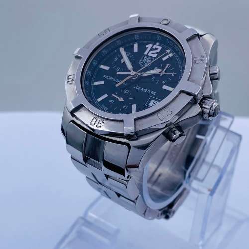 *TAG HEUER PROFESSIONAL AQUARACER GMT CHRONOGRAPH LUXURY WATCH* R1 BIDS!