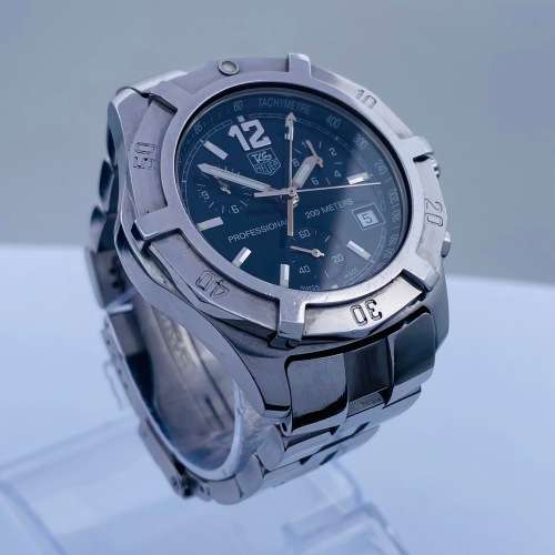 *TAG HEUER PROFESSIONAL AQUARACER GMT CHRONOGRAPH LUXURY WATCH* R1 BIDS!