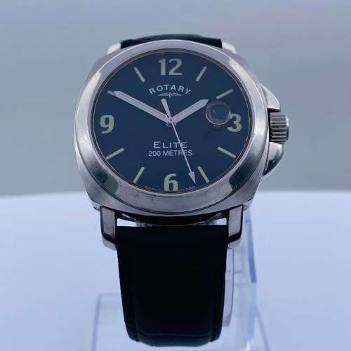 Rotary elite mens watch clearance