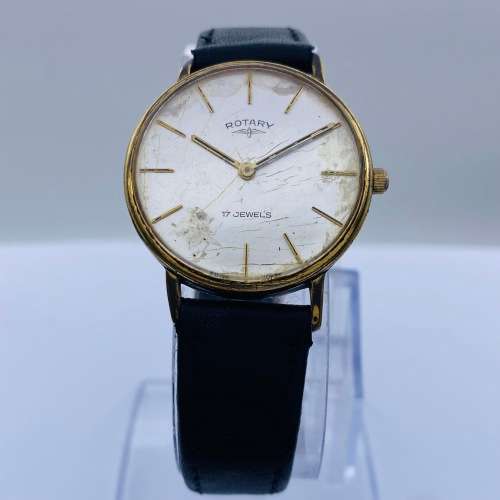 *COLLECTORS ROTARY 17 JEWELS SWISS WATCH* GREAT VINTAGE!