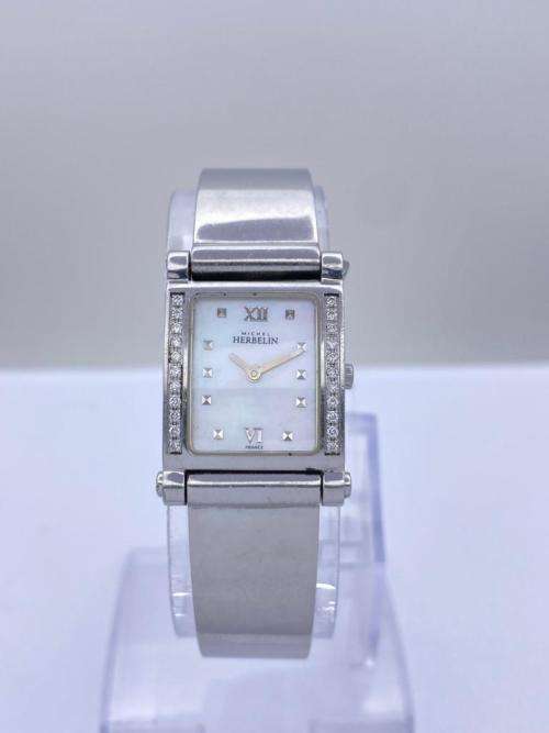 *MICHEL HERBELIN CITADINES CRYSTAL LADIES DRESS WATCH* R1 BIDS!