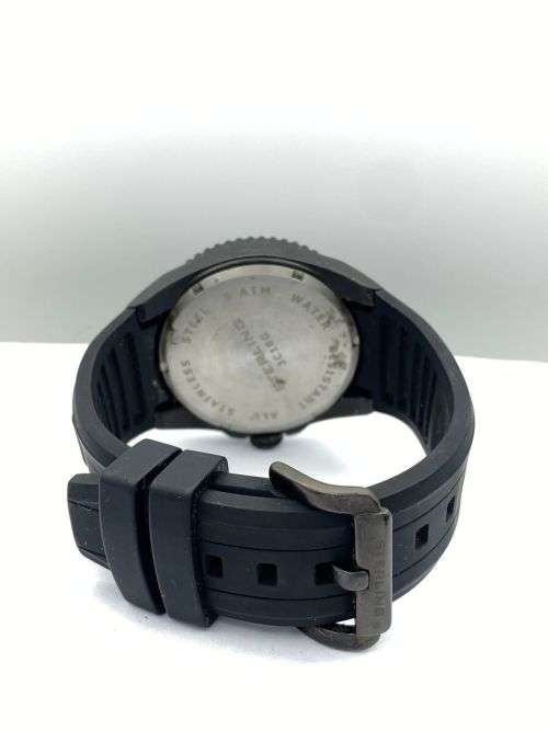 *STERLING CARBON DIVERS CHRONOGRAPH MENS WATCH* R1 BIDS!