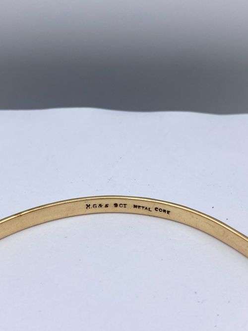 *ROSE GOLD ENGRAVED BANGLE *R1 BIDS!