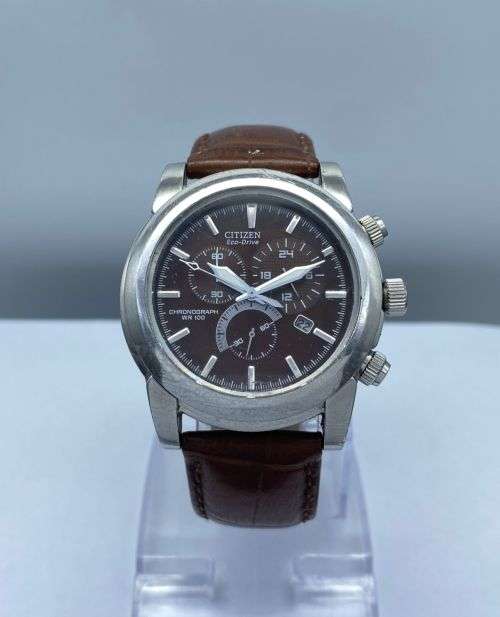 *STUNNING CITIZEN ECO-DRIVE MENS CHRONOGRAPH WATCH* R1 BIDS!!!
