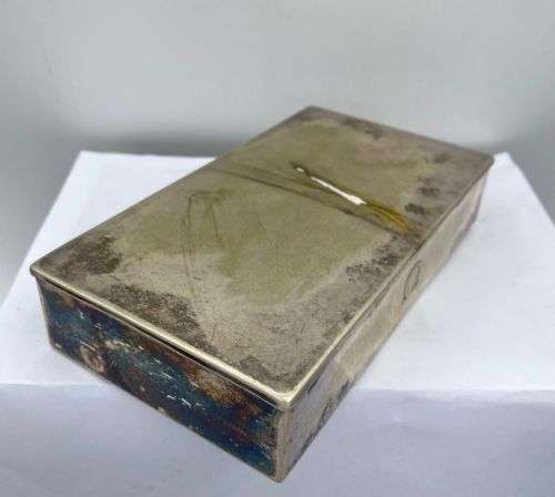 ***OMEGA SILVER SWISS JEWELLERY BOX***R1 BIDS