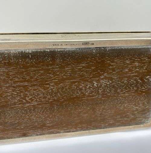 ***OMEGA SILVER SWISS JEWELLERY BOX***R1 BIDS